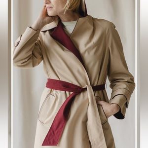 Etienne Aigner Reversible Trench Coat